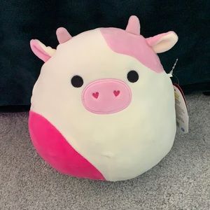 Caedyn the Cow 8” Valentines Squishmallow